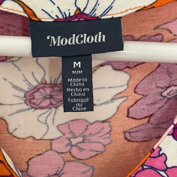 ModCloth 70s Style Knit Floral Dress - Making My Way Down to Miami Knit Dress - Picture 8 of 11